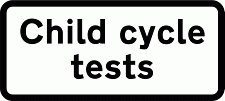 Road Signs | Supplementary Plates | Cycle tests