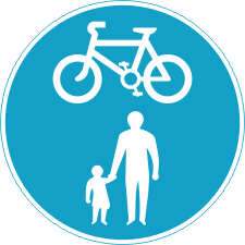 Road Signs | vehicle access | Cyclists and Pedestrians 1