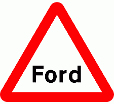 Road Signs | triangular warning signs | Ford Warning Sign