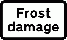 Road Signs | Supplementary Plates | Frost damage