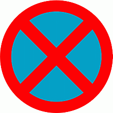 Road Signs | Circular Giving Orders | No stopping