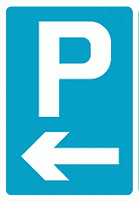 Road Signs | Parking Management | Parking arrow left