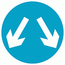 Road Signs | Directional Signs | Pass Either side