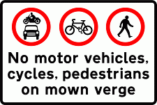 Road Signs | Vehicle Access | Prohibition 3