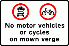 Road Signs | Vehicle Access | Prohibition 4