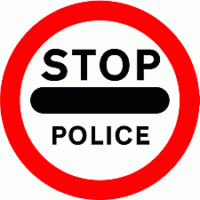 Road Signs | Circular Giving Orders | Stop police
