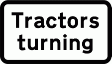 Road Signs | Supplementary Plates | Tractors