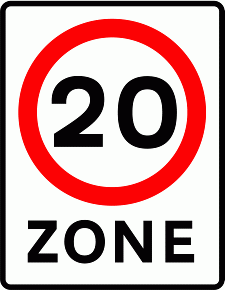 Road Signs | Speed Limit Signs | Zone 3