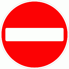 Road Signs | Circular Giving Orders |  No entry