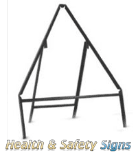 Stanchion Signs | Stanchion Only | Triangle Road Sign Frame Stanchion