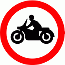 Road Signs | Circular Giving Orders | Motorcycles Prohibited