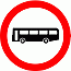 Road Signs | Circular Giving Orders | No buses