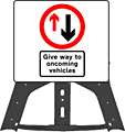 Portable Road Works Signs | Endura Folding Plastic Signs | 615 Give Way Folding Plastic Sign