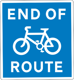 Road Signs | Vehicle Access | 965 - End of Cycle Route