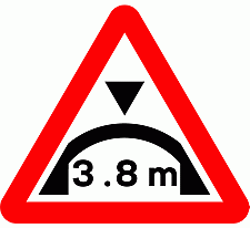 Road Signs | Width or Height Restriction | Arch bridge