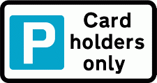Road Signs | Parking Management | Card holders