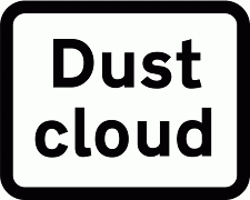 Road Signs | Supplementary Plates | Dust cloud