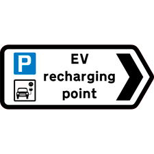 Road Signs | EV Charging Signs | EV recharging Point Chevron Right