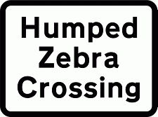 Road Signs | Supplementary Plates | Humped zebra
