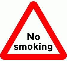 Road Signs | triangular warning signs | No smoking