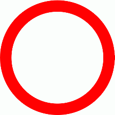 Road Signs | Circular Giving Orders | No vehicles