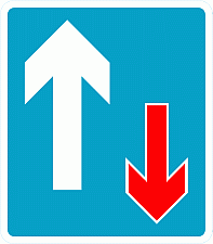Road Signs | Directional Signs | Priority over vehicles from the opposite direction