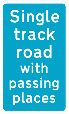 Road Signs | Vehicle Access | Single track