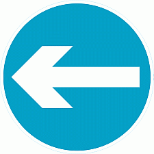 Road Signs | Directional Signs | Turn left