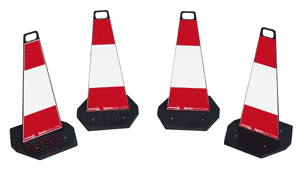 Roadworks Equipment | Road Cones | Folding Delineator Road Cone