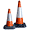 Roadworks Equipment - 5 Pack E-Cone