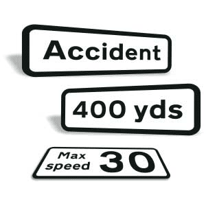 Portable Road Works Signs | Roll Up Tripod Signs | Clip On Supplementary Plates
