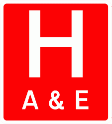 SRS41_827.2 Hospital A and E 2 | Informational | Road Signs Signs