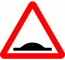 Road Signs | triangular warning signs | Road humps ahead