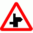 Road Signs | triangular warning signs | 507.1 Staggered Junction Ahead 3
