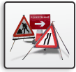 Portable Road Works Signs