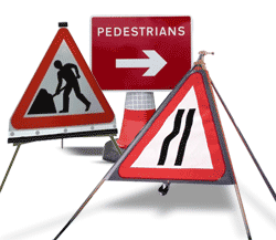 Portable Roadworks Signs