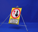 Portable Road Works Signs | One Piece Tripod Signs | 615 Give Way
