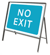 Stanchion Signs | Entry and Exit | 835 No exit