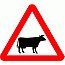 Road Signs | triangular warning signs | Beware of Cattle