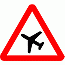 Road Signs | triangular warning signs | Beware of Low aircraft