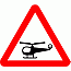 Road Signs | triangular warning signs | Beware of Low helicopters