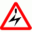 Road Signs | triangular warning signs | Beware of Overhead cable