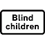 Road Signs | Supplementary Plates | Blind children