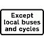 Road Signs | Supplementary Plates | Bus_cycle 2