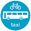 Road Signs | Vehicle Access | Buses cycle taxi route only