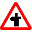 Road Signs | triangular warning signs | Crossroads Ahead 3