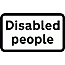 Road Signs | Supplementary Plates | Disabled people
