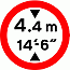 Road Signs | Width or Height Restriction | Height limit