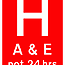 Road Signs | Informational | Hospital A and E