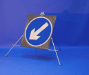 Portable Road Works Signs | One Piece Tripod Signs | Keep Left